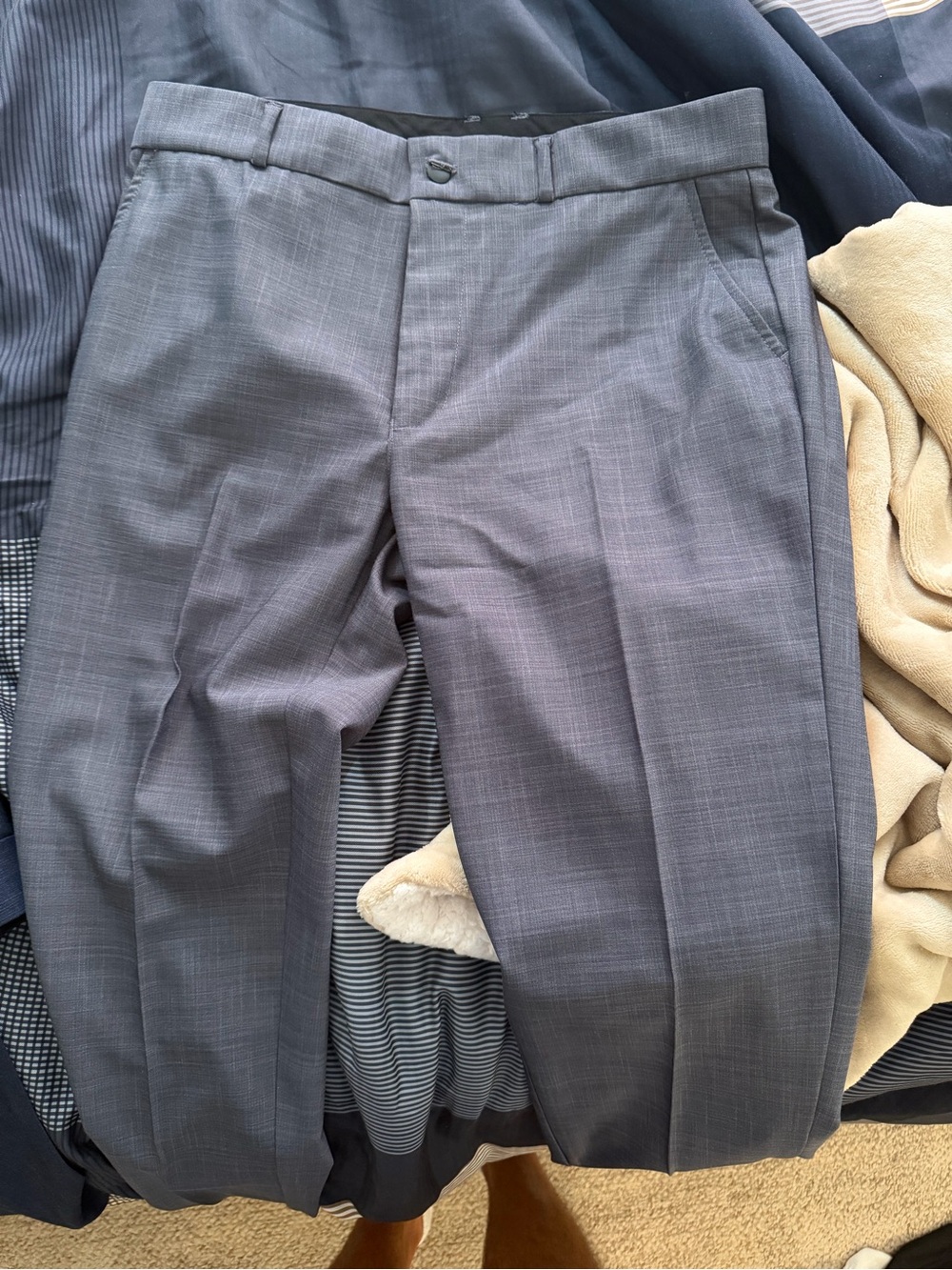 State & Liberty Athletic fit stretch Grey Dress Pant